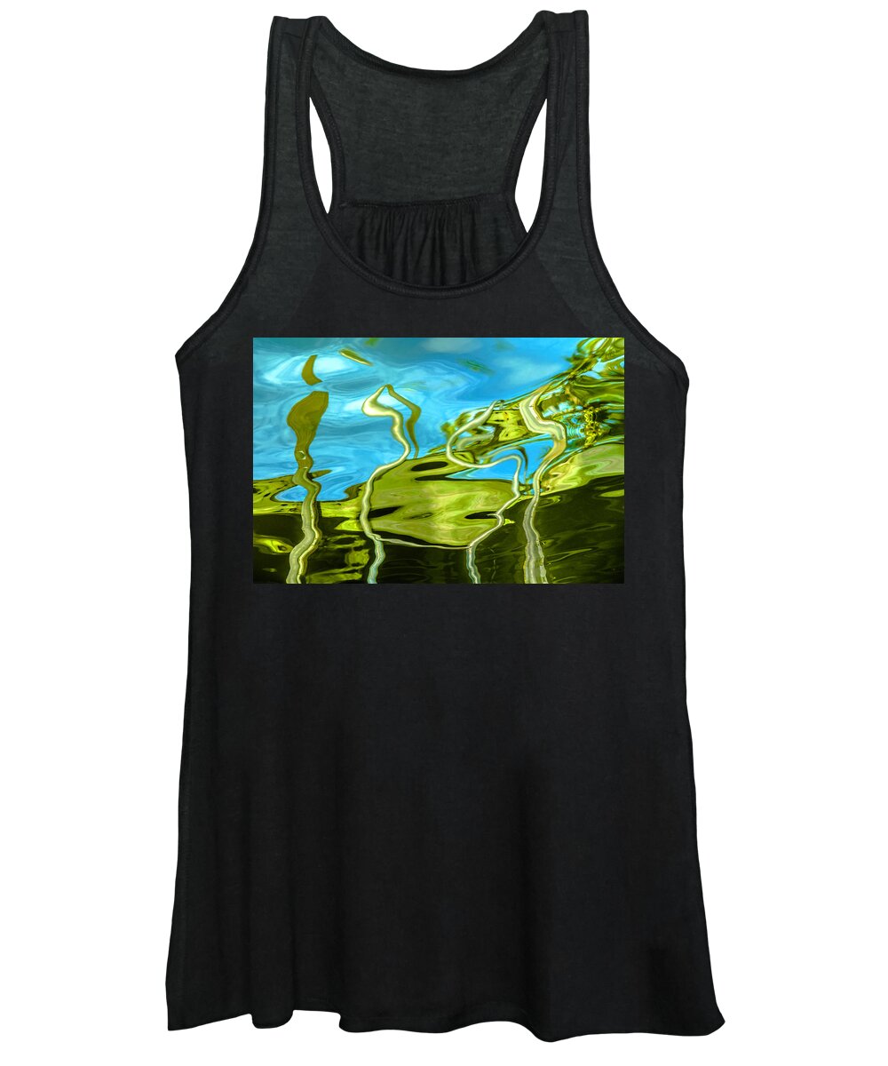 Photo-painting Women's Tank Top featuring the photograph Photo Painting 3 by Wolfgang Stocker