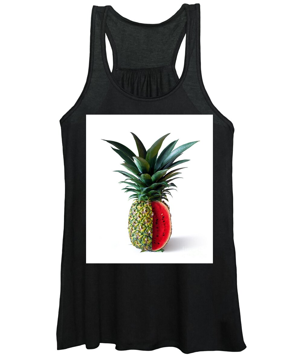 Abstract Women's Tank Top featuring the photograph Pinemelon 2 by Carlos Caetano