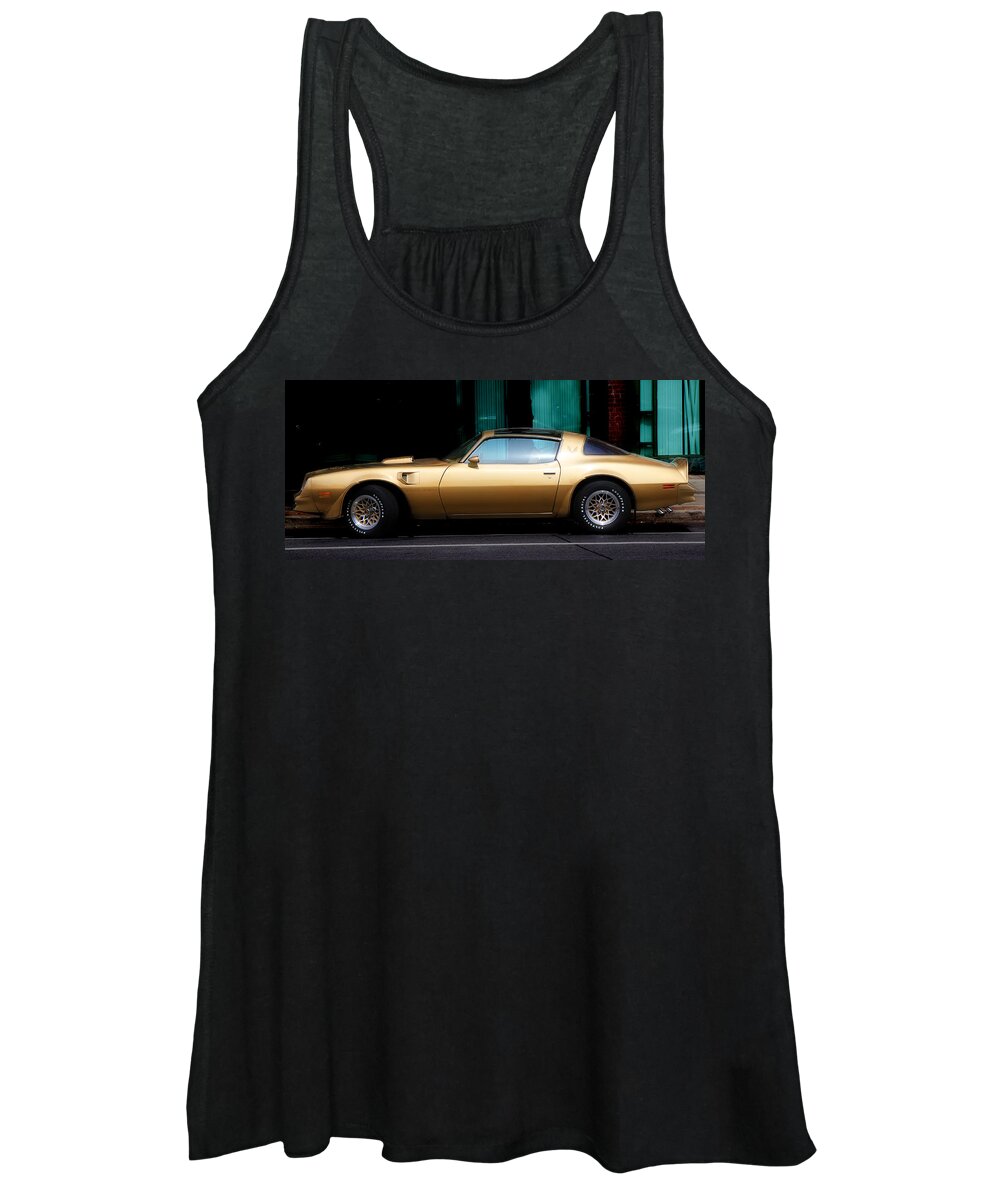 Pontiac Women's Tank Top featuring the photograph Pontiac Trans Am by Andrew Fare