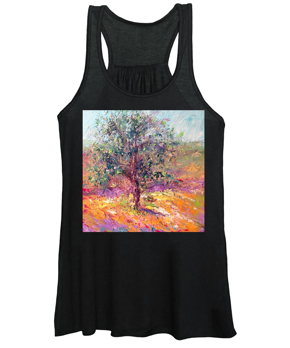 Poppies Women's Tank Top featuring the painting Poppies and Lupine by Shannon Grissom