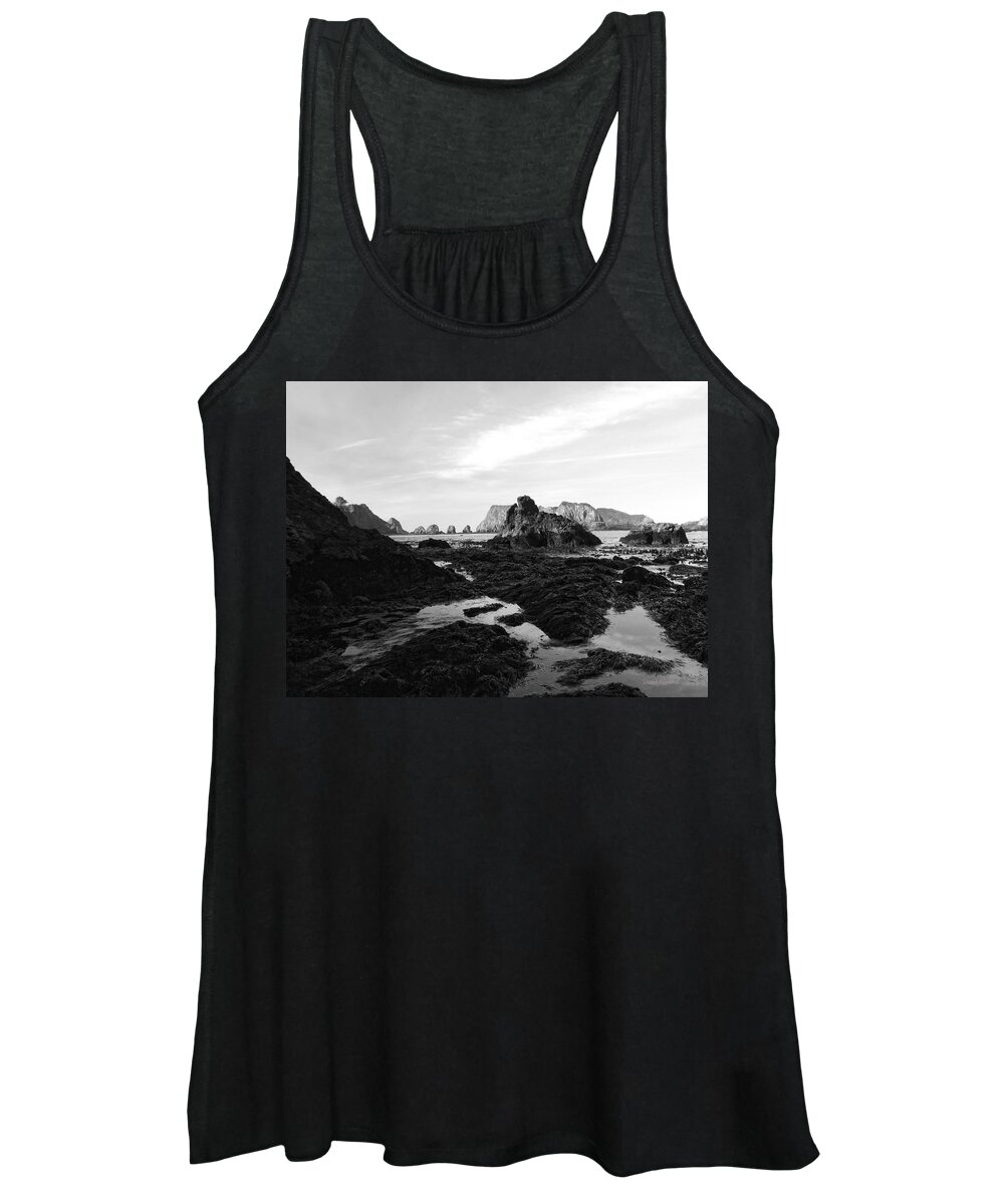 Ocean Women's Tank Top featuring the photograph Prehistoric Land by Donna Blackhall