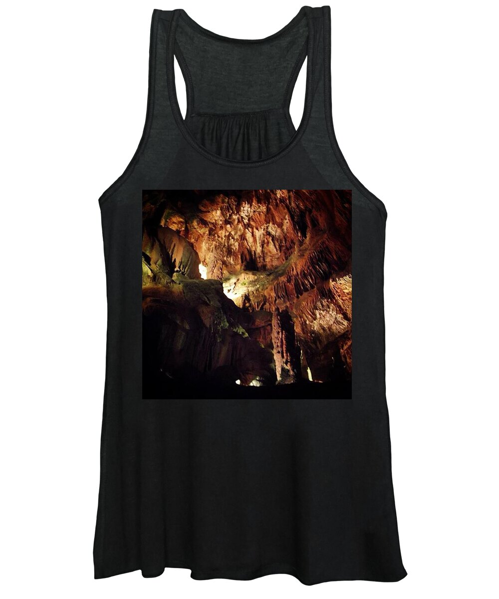 Summer Women's Tank Top featuring the photograph Pretty Impressive Cave Systems Found In by Charlotte Cooper