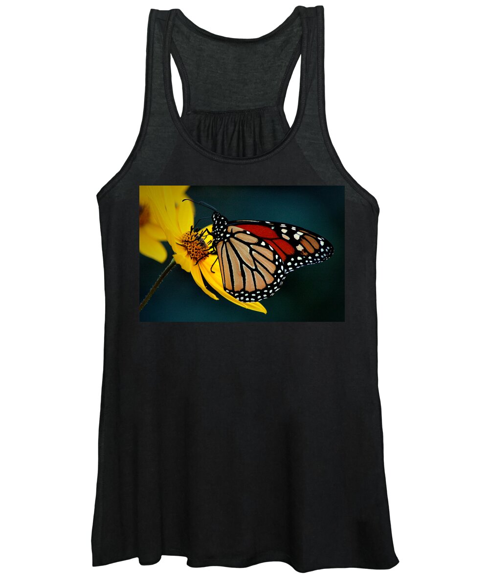 Queen Women's Tank Top featuring the photograph Queen Monarch 2 by David Weeks