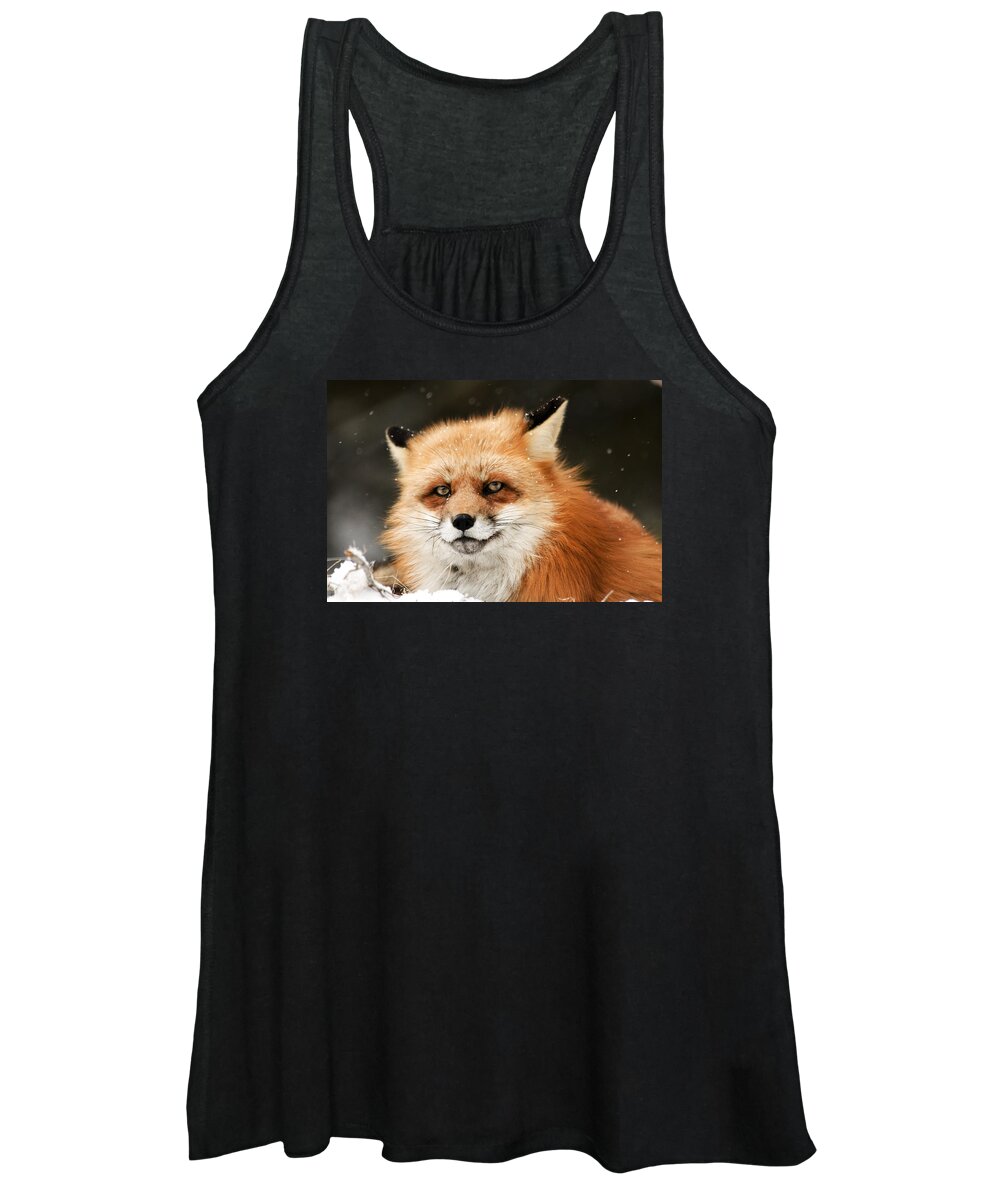 Fox Women's Tank Top featuring the photograph Red Fox by Scott Read