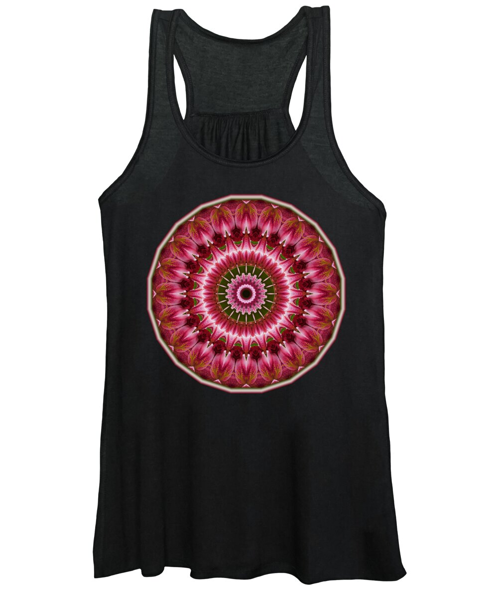 Roses Women's Tank Top featuring the digital art Red Roses and Thorns by Lynde Young