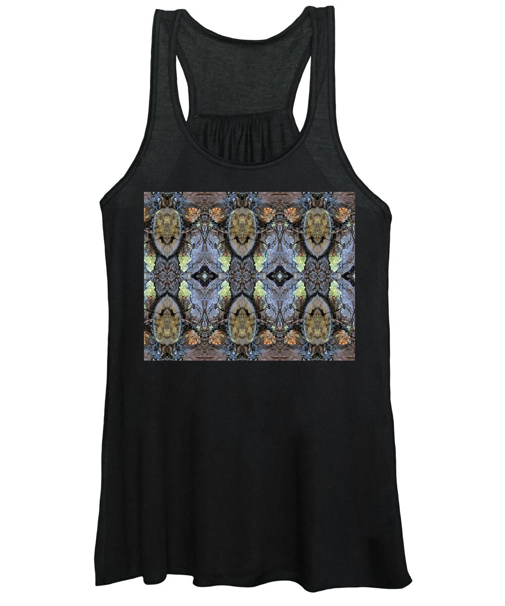Surrealistic Women's Tank Top featuring the digital art Reflections of Samurai by Julia L Wright
