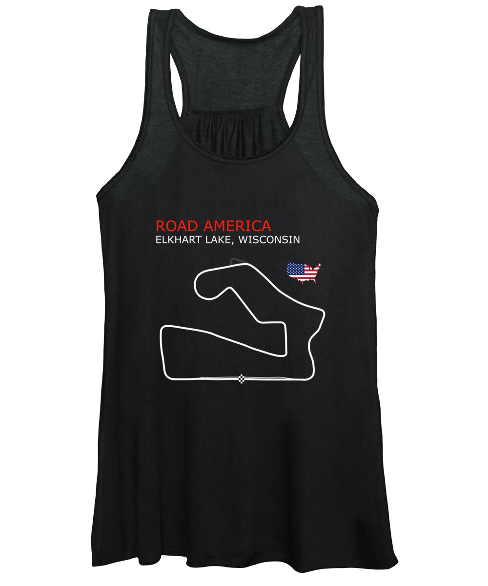 Road America Women's Tank Top featuring the photograph Road America by Mark Rogan