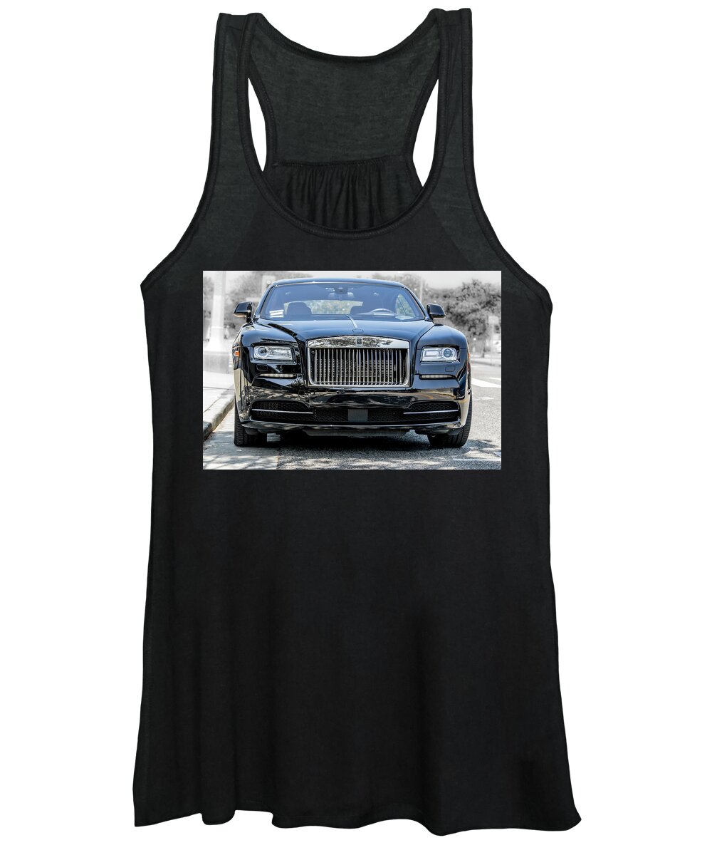 Rolls Royce Women's Tank Top featuring the photograph Rolls - Royce Wraith Coupe 2016 by Gene Parks