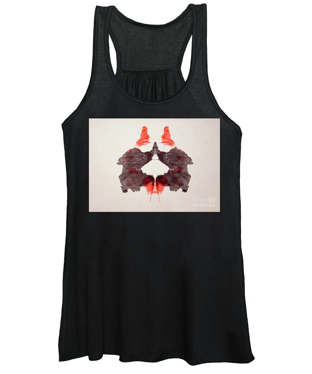 Science Women's Tank Top featuring the photograph Rorschach Test Card No. 2 by Science Source