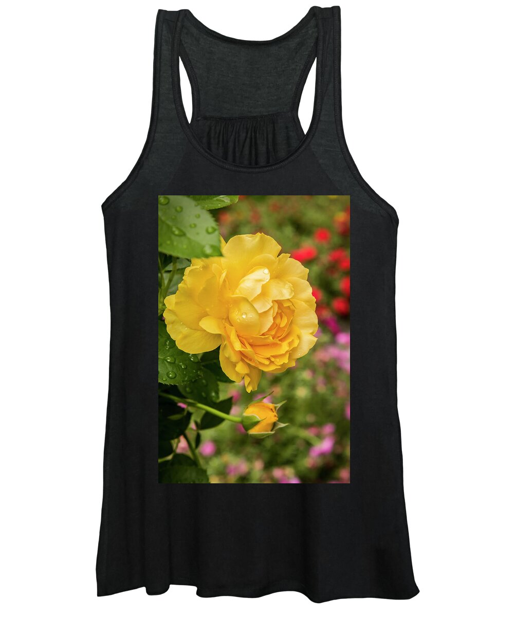 5dmkiv Women's Tank Top featuring the photograph Rose, Julia Child by Mark Mille