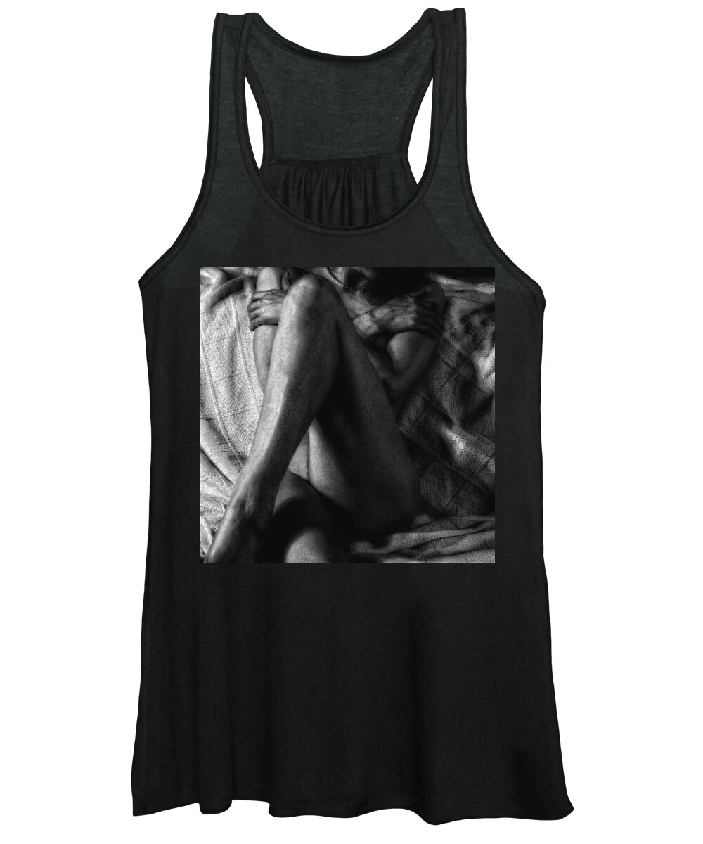 Woman Women's Tank Top featuring the photograph Self Preservation by Donna Blackhall