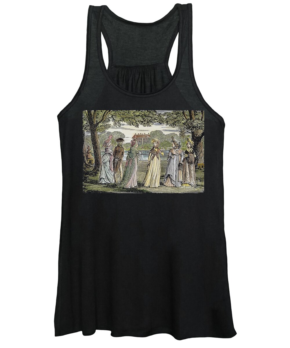 1811 Women's Tank Top featuring the drawing Sense And Sensibility, 1811 by Granger