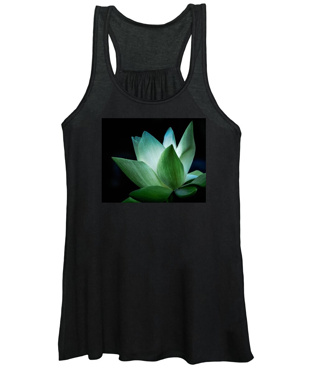 Green Women's Tank Top featuring the photograph Serenity by Julie Palencia
