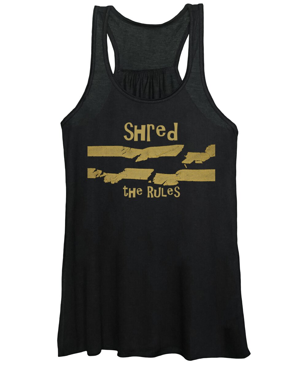 Shred The Rules Women's Tank Top featuring the photograph Shred the Rules by John Harmon