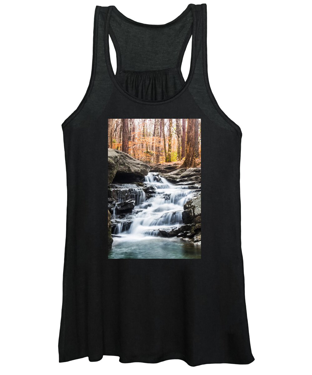 Water Women's Tank Top featuring the photograph Autumn at Moss Rock Preserve by Parker Cunningham