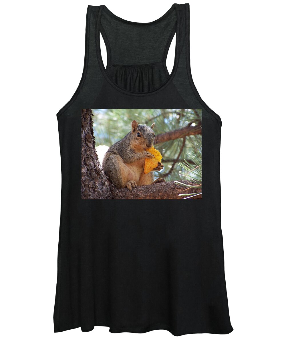 Animal Women's Tank Top featuring the photograph Snack Time by Ernest Echols