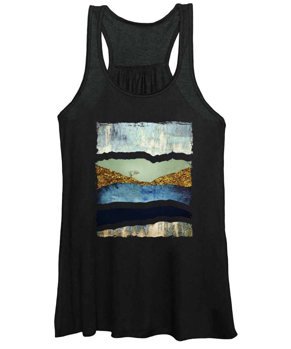 Tree Women's Tank Top featuring the digital art Solitary by Katherine Smit