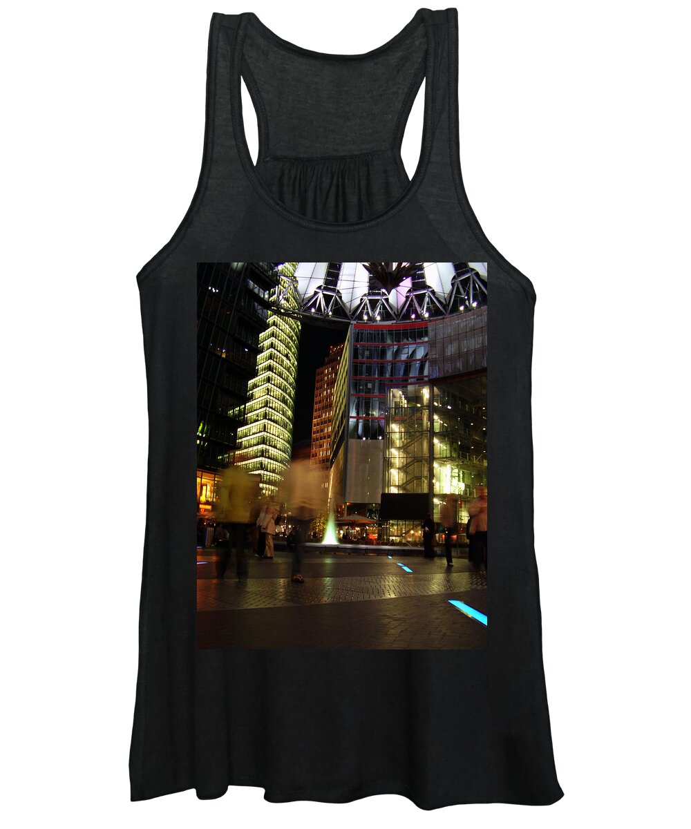Sony Center Women's Tank Top featuring the photograph Sony Center by Flavia Westerwelle