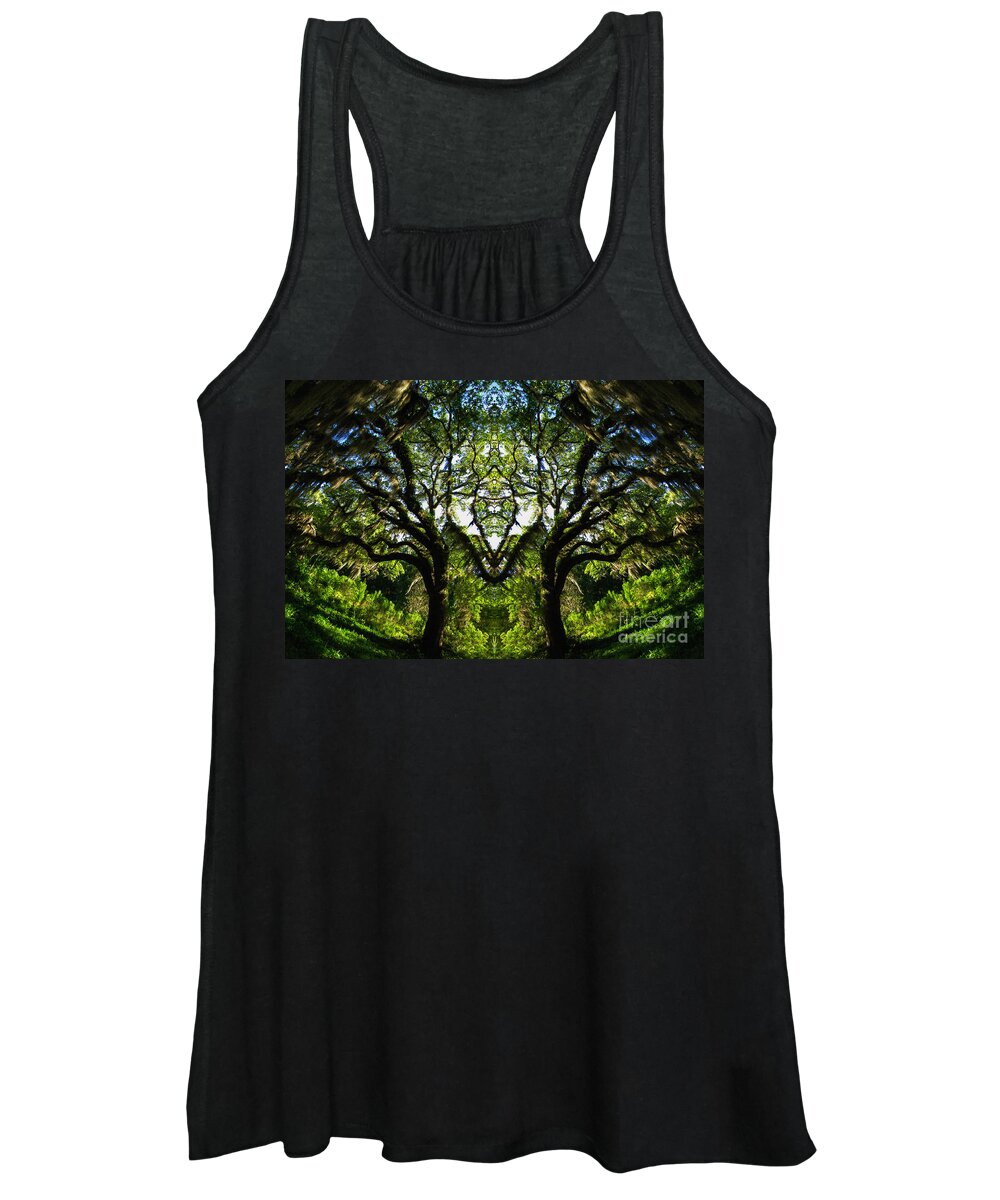 Altered Reality Women's Tank Top featuring the photograph Spanish Moss by Roger Monahan