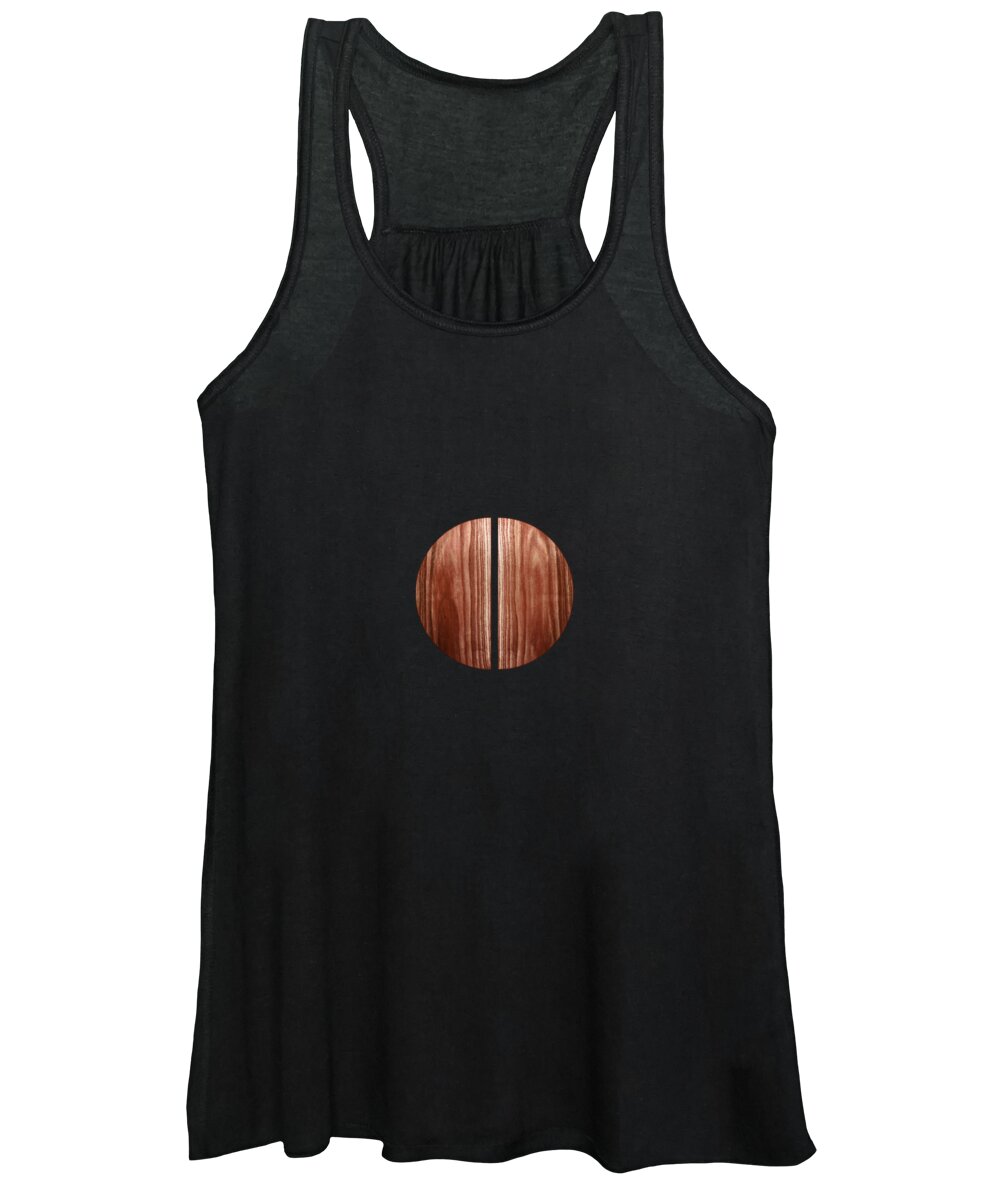 Block Women's Tank Top featuring the photograph Split Circle Red by YoPedro