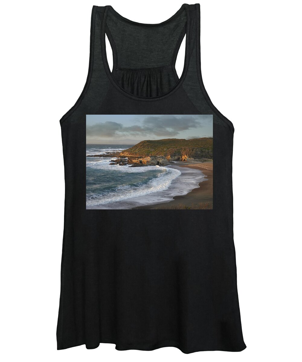 00443039 Women's Tank Top featuring the photograph Spooners Cove Montano De Oro State Park by Tim Fitzharris