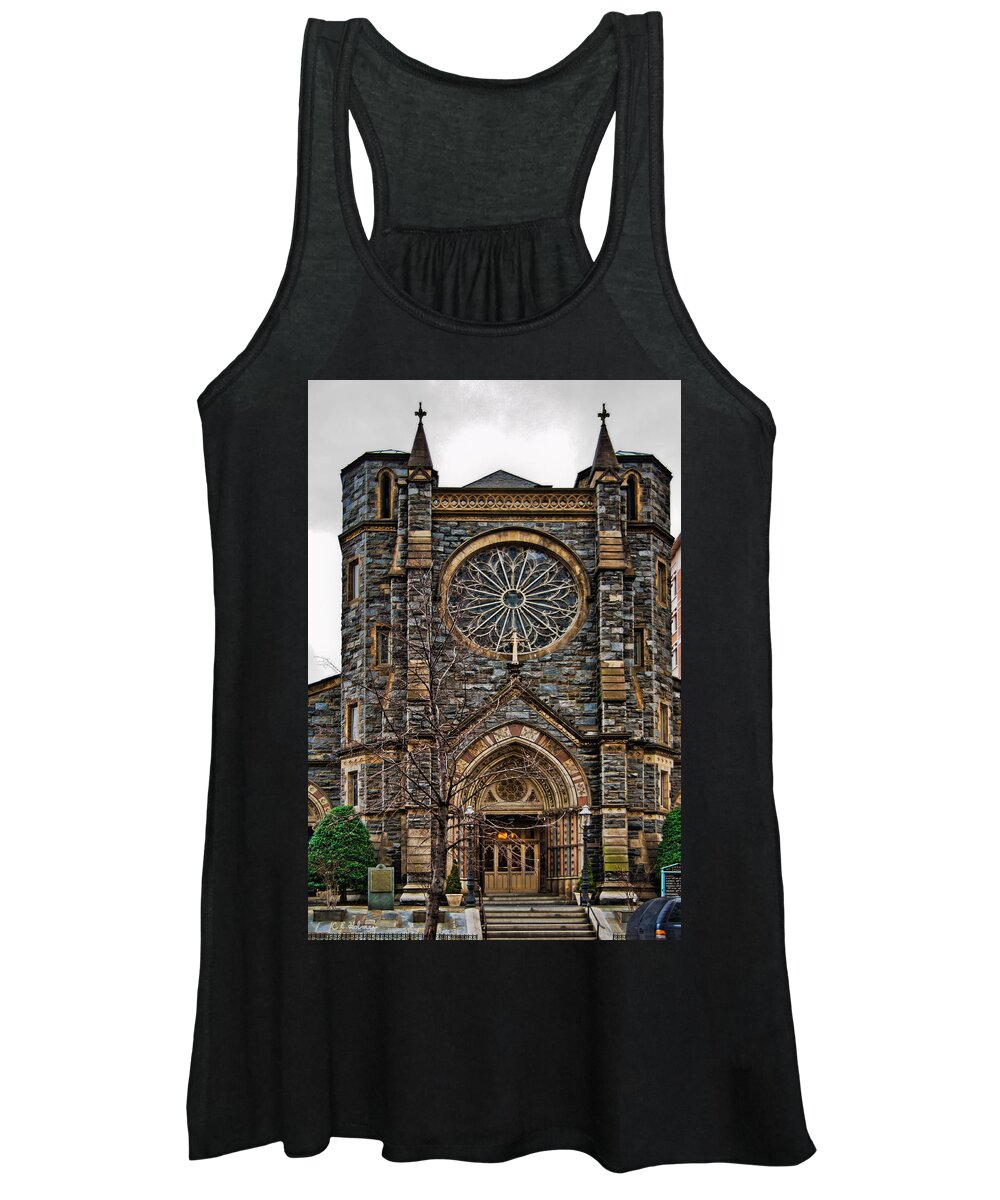 Structure Women's Tank Top featuring the photograph St. Patrick's Church by Christopher Holmes
