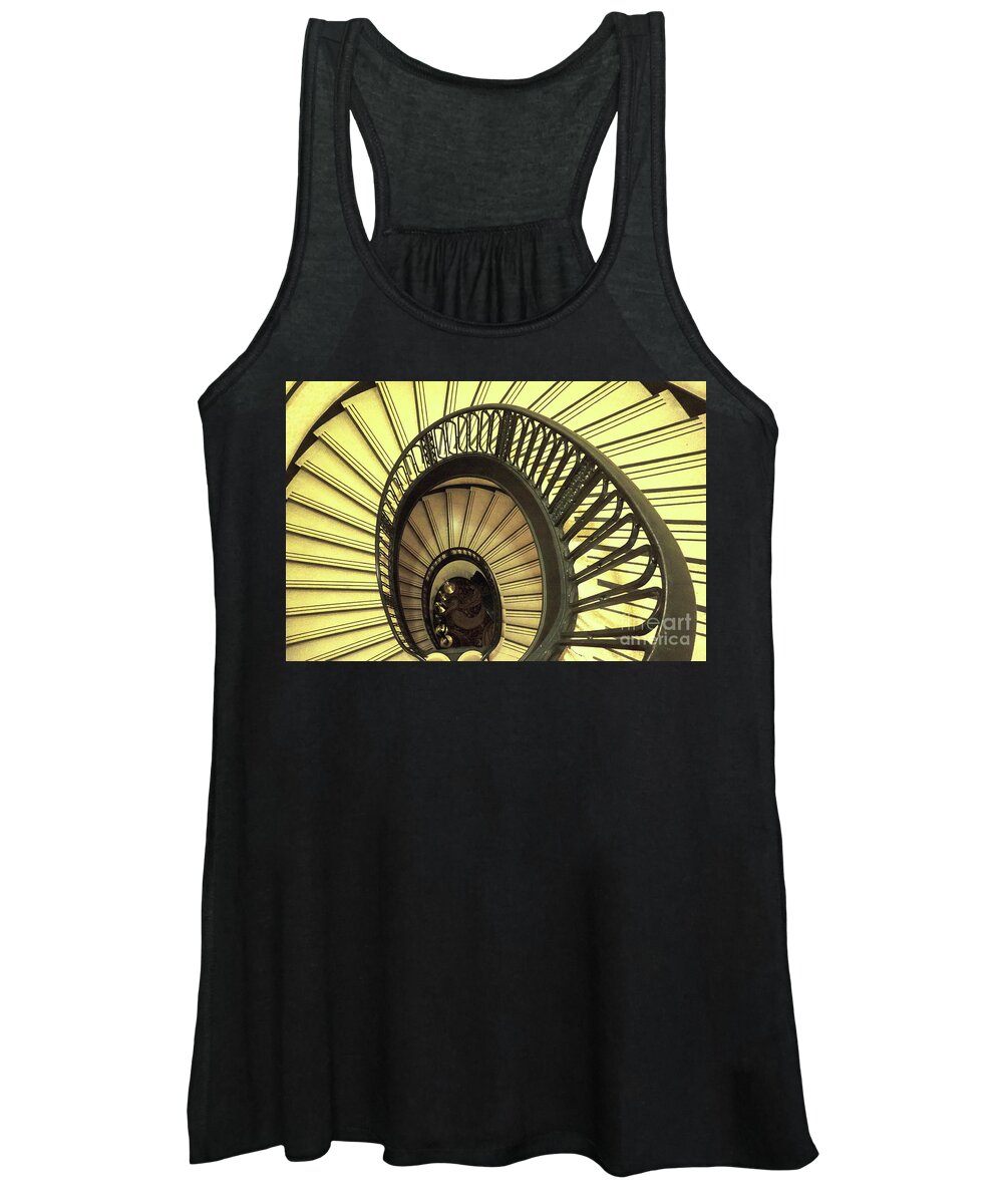 Stairway Women's Tank Top featuring the photograph Stairway by Steve Ondrus