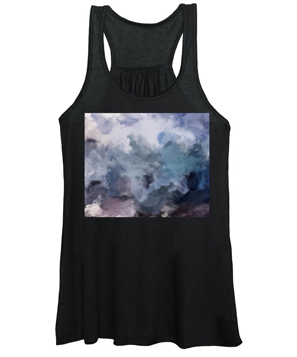 Storm Women's Tank Top featuring the painting Storm by Mark Taylor