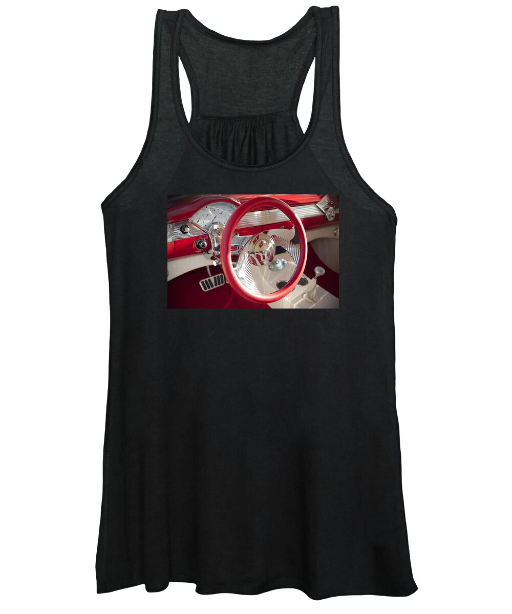 Chevy Women's Tank Top featuring the photograph Strawberries and Creme by Jeff Mize