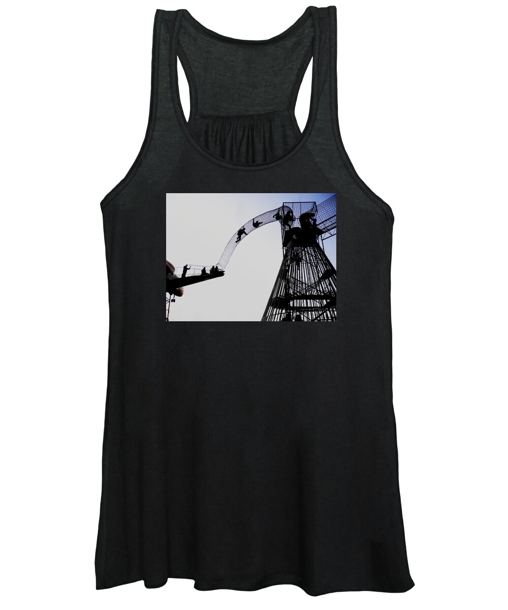 Architecture Women's Tank Top featuring the photograph Striving by David Coblitz