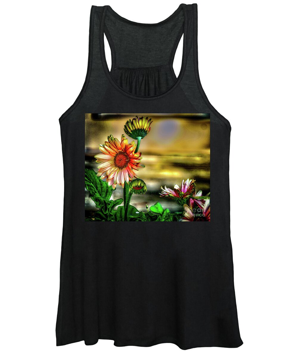 Flower Women's Tank Top featuring the photograph Summer Daisy by William Norton