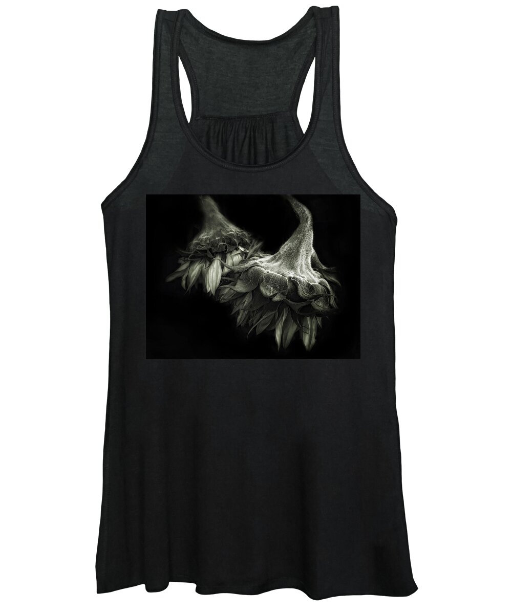 Flowers Women's Tank Top featuring the photograph Sunflower Tango by Jessica Jenney