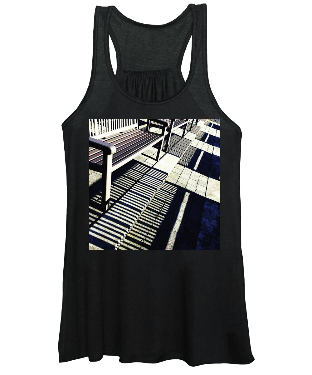Shadows Women's Tank Top featuring the photograph Sunny Day. #sunnyday #sunny #shadows by Ginger Oppenheimer