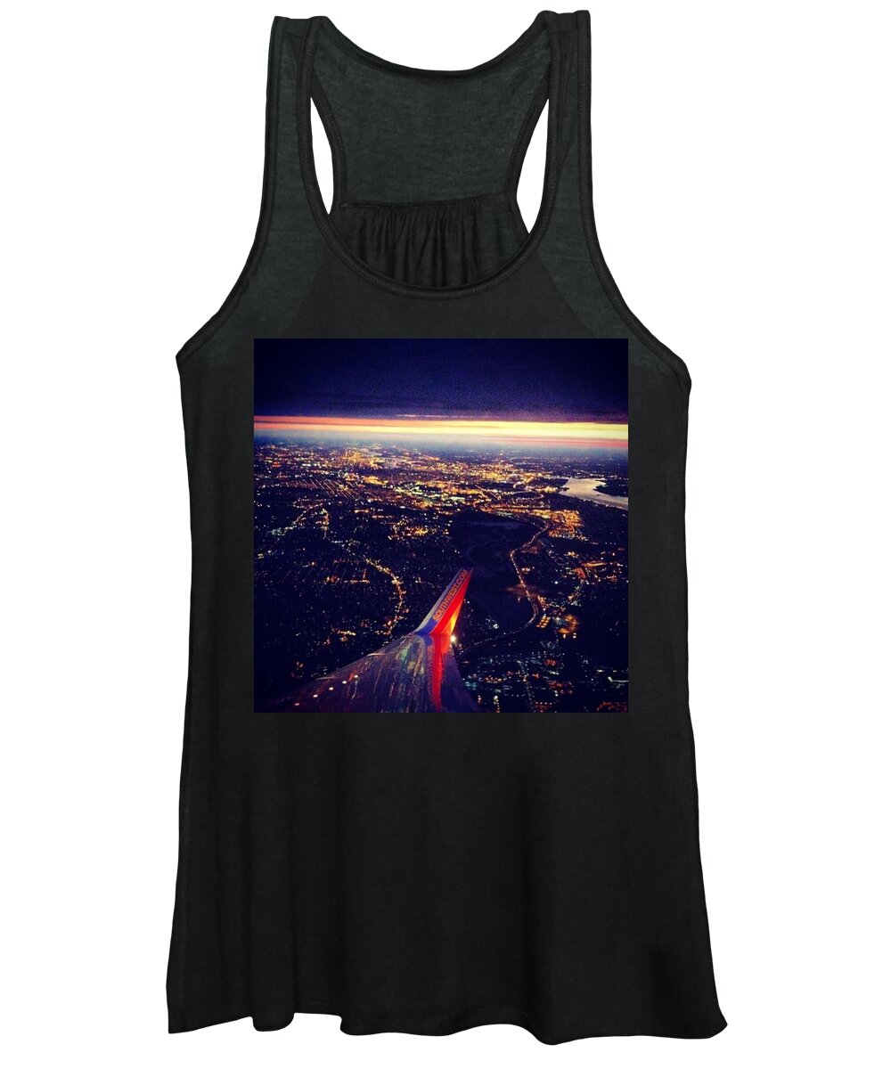 Phl Women's Tank Top featuring the photograph Sunrise Jets by Ryan Johnston