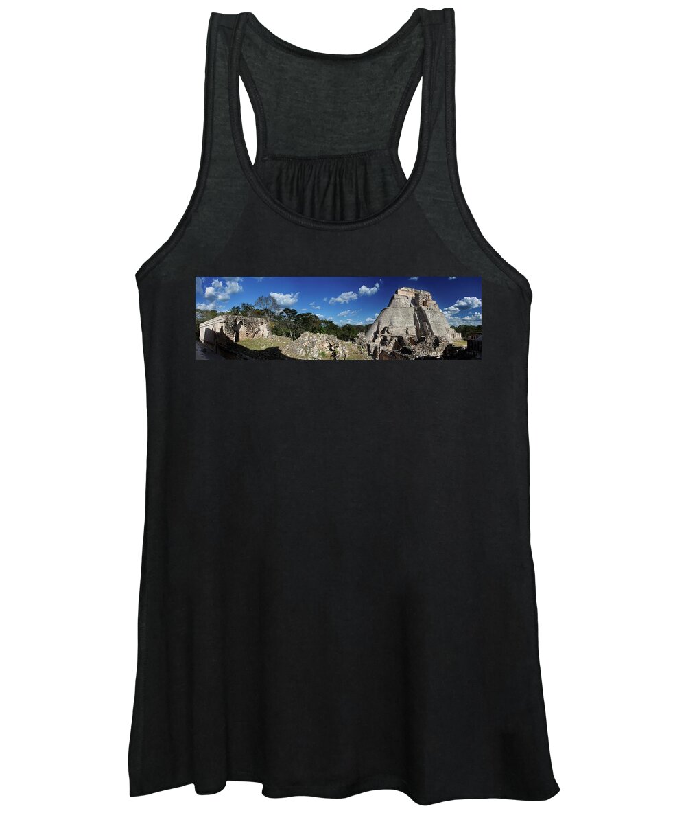 Mexico Women's Tank Top featuring the photograph Temple of Uxmal by Robert Grac