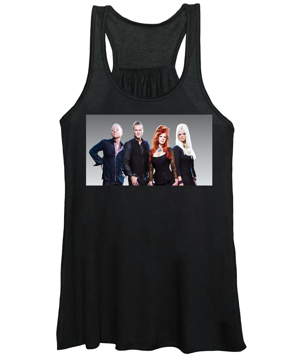 The B 52s Women's Tank Top featuring the digital art The B 52s by Super Lovely