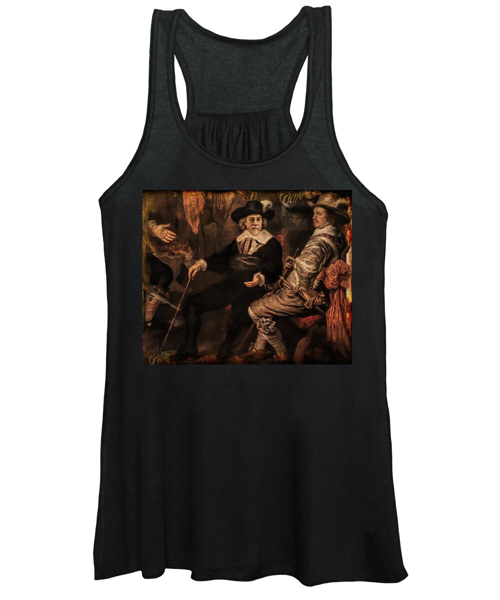  Women's Tank Top featuring the photograph The Court Debate by Aleksander Rotner