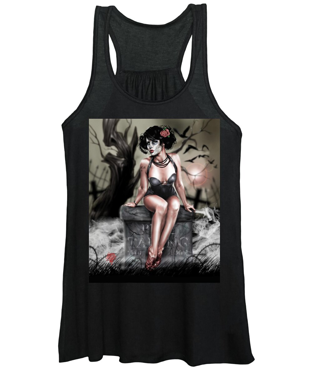 Pete Women's Tank Top featuring the painting The Deaths of Pete Tapang by Pete Tapang