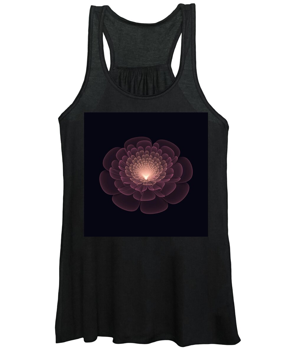 Abstract Women's Tank Top featuring the photograph The Light Within by Lena Photo Art