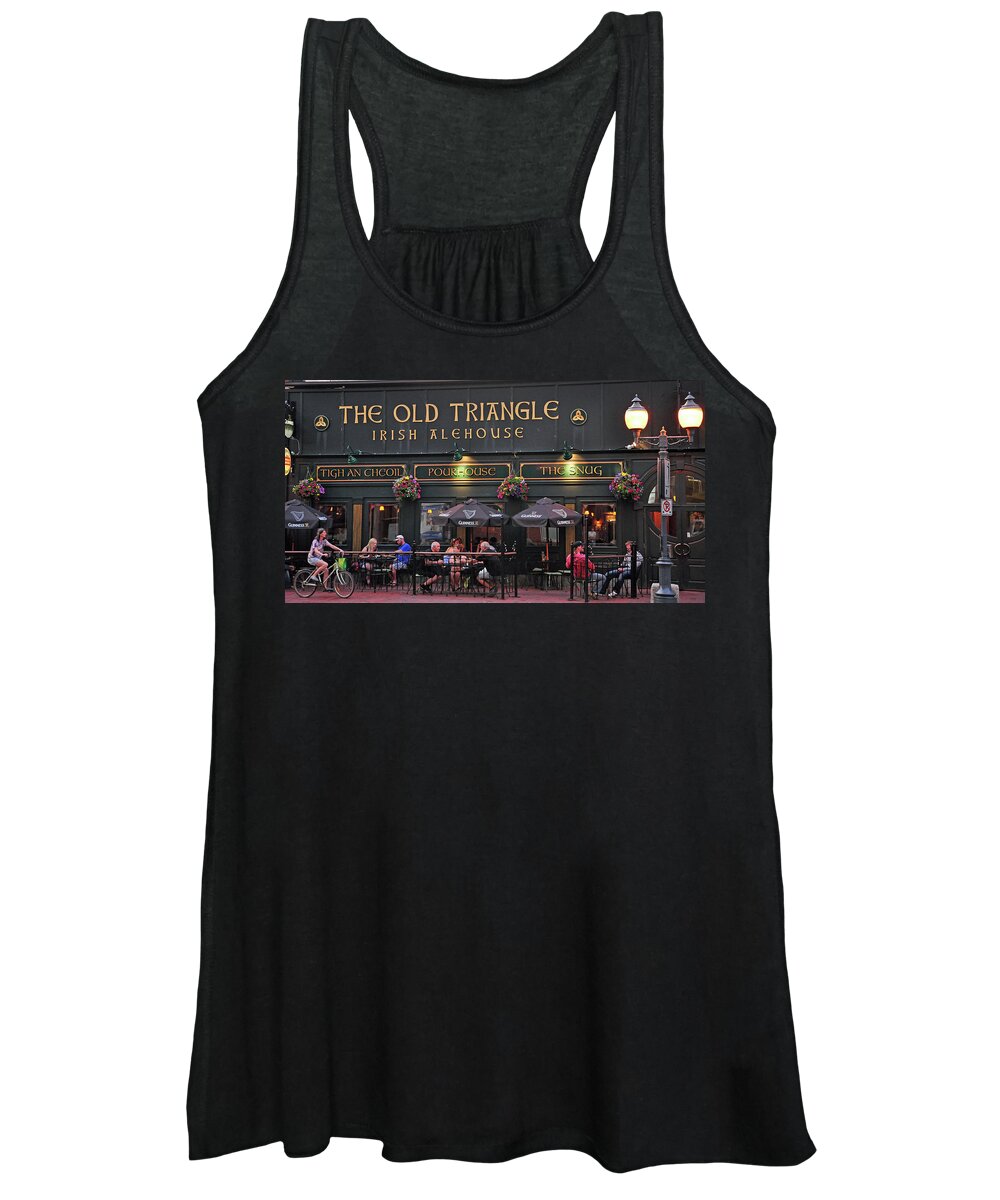 The Old Triangle Women's Tank Top featuring the photograph The Old Triangle Alehouse by Glenn Gordon