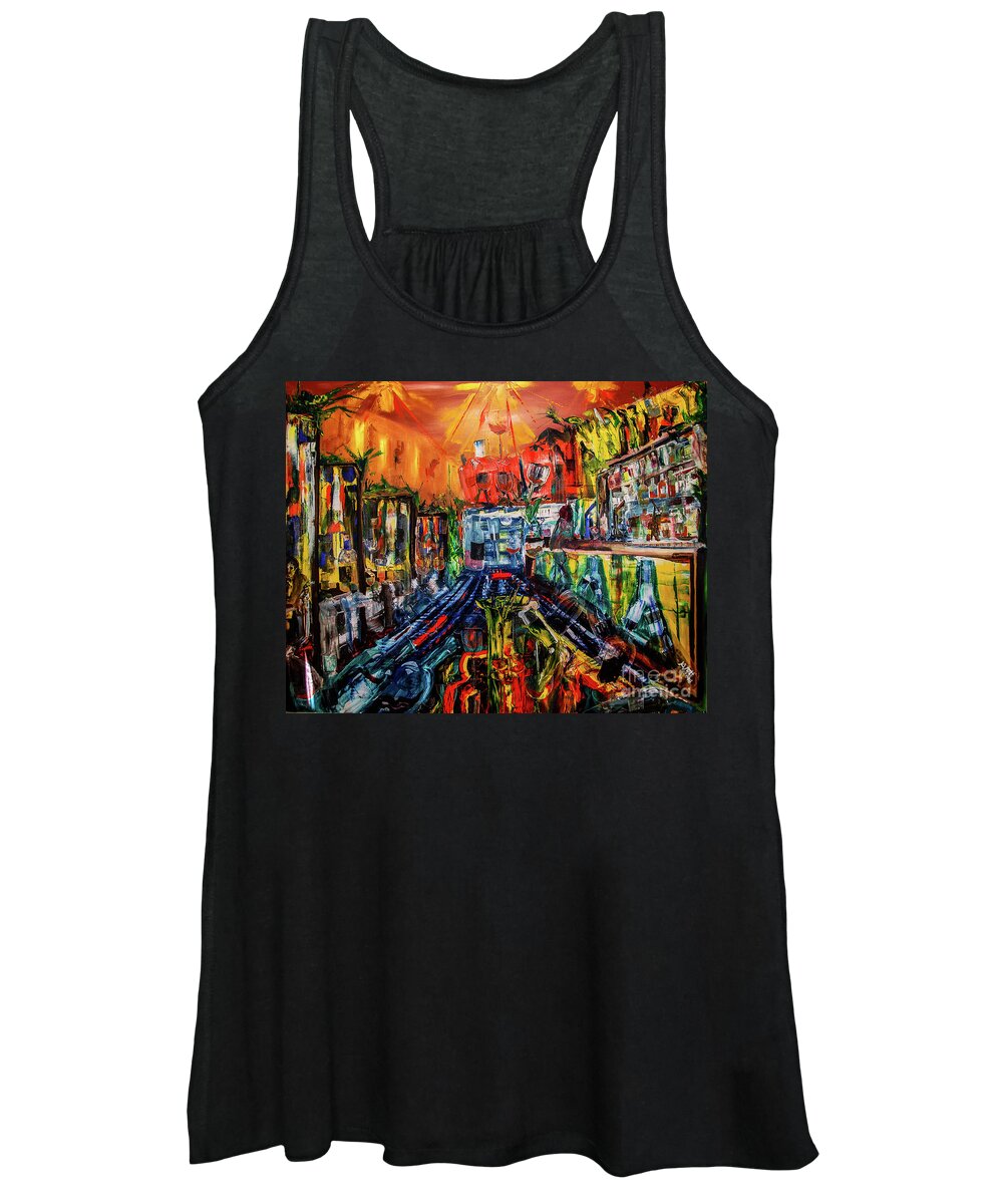 Sangria Women's Tank Top featuring the painting The Sangria Jug by James Lavott