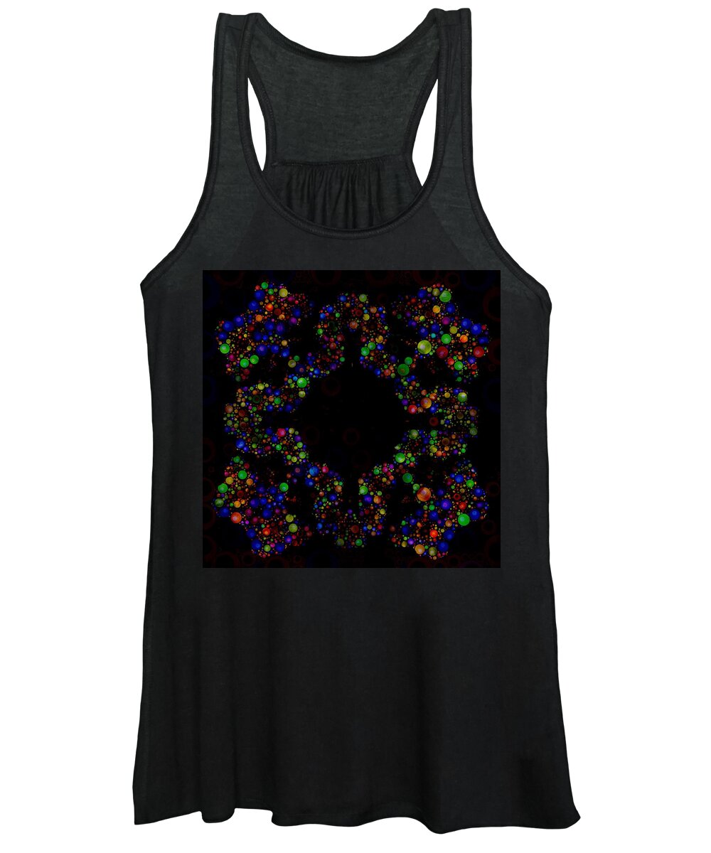 Spiral Women's Tank Top featuring the digital art The Spiral Within by Nick Heap