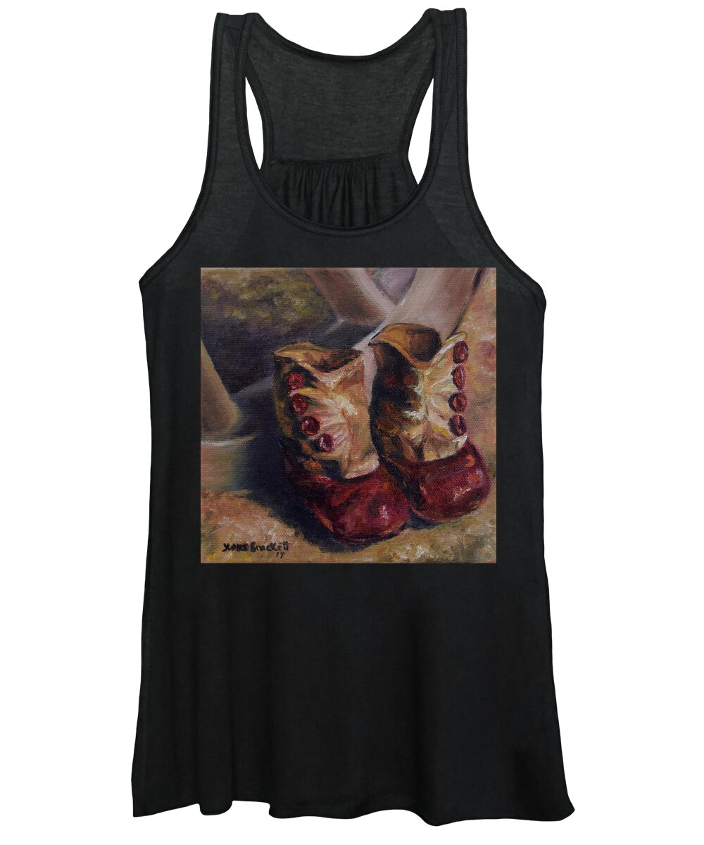 They Walked And Walked And Walked Women's Tank Top featuring the painting They walked and walked and Walked by Lori Brackett