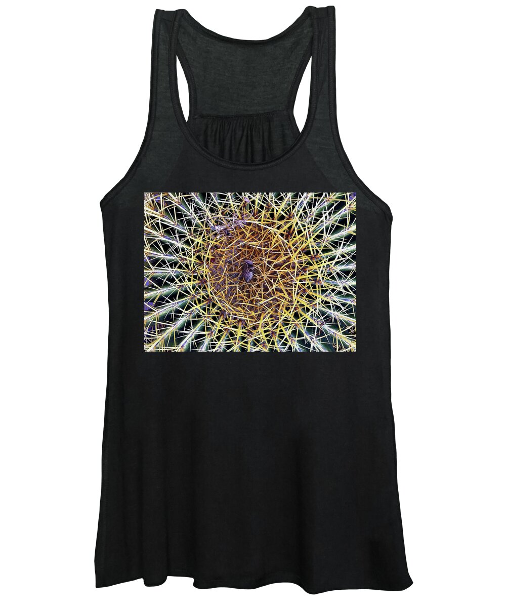 Cactus Women's Tank Top featuring the photograph Thorny by Matt Cegelis