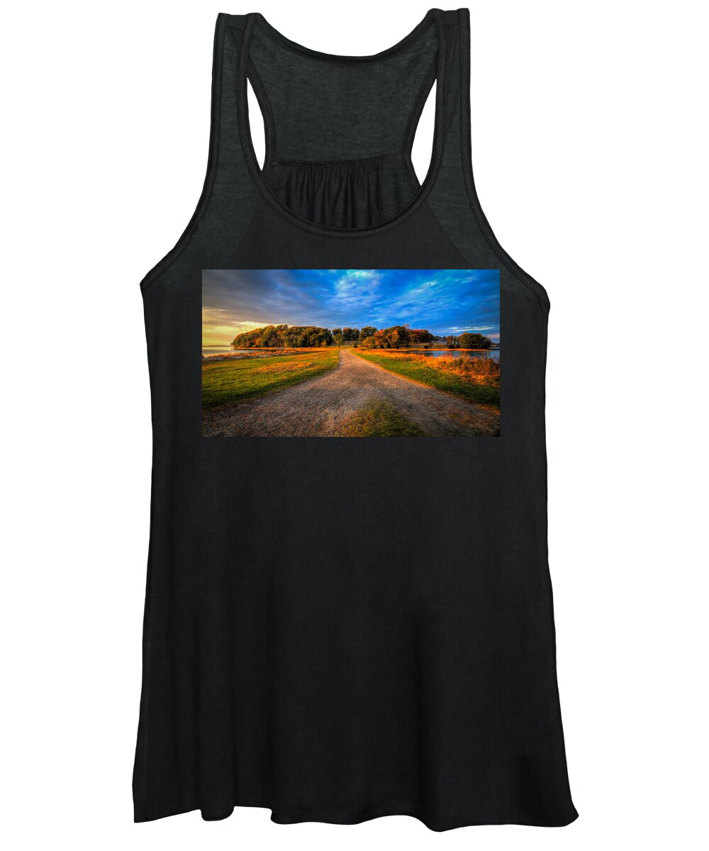  Women's Tank Top featuring the photograph To The End Of The World by David Henningsen