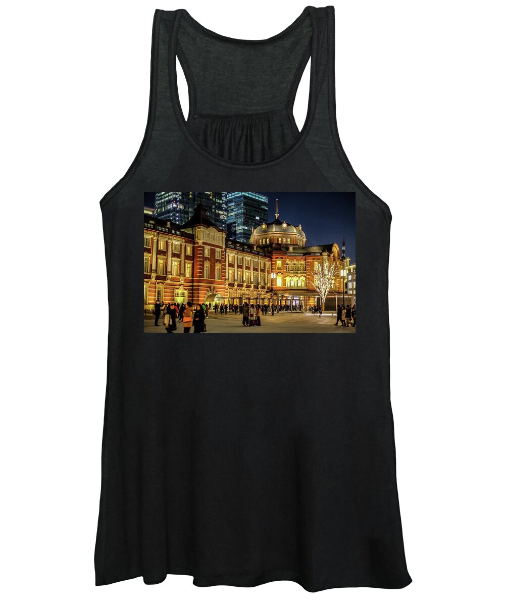 Japan Women's Tank Top featuring the photograph Tokyo Station by Street Fashion News