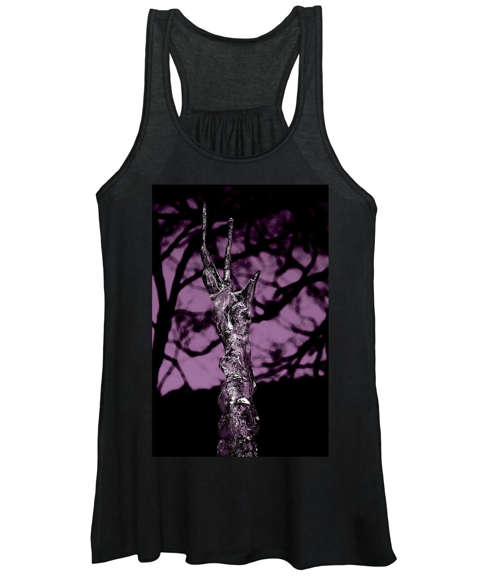 Hand Women's Tank Top featuring the digital art Transference by Danielle R T Haney