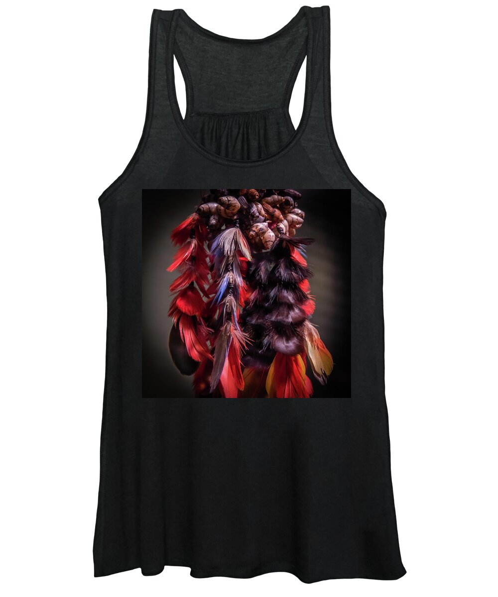 Amazon Women's Tank Top featuring the photograph Tribal Art by James Woody