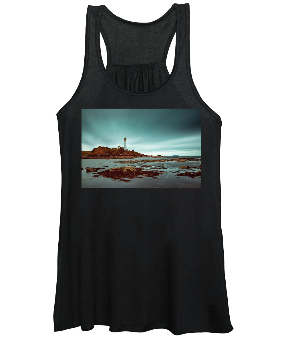 Turnberry Lighthouse Scotland Women's Tank Top featuring the photograph Turnberry Lighthouse by Ian Good