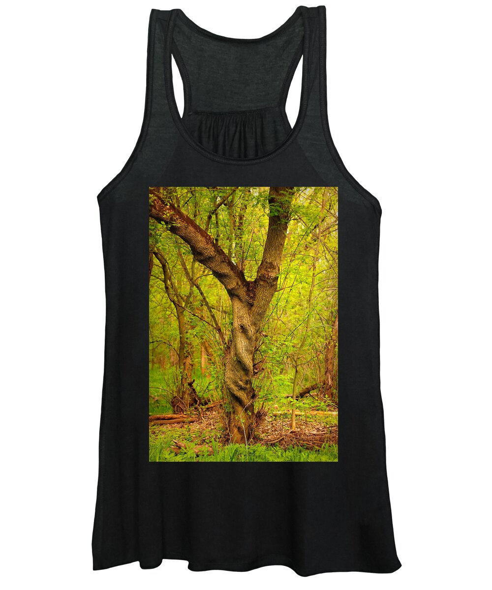 Tree Women's Tank Top featuring the photograph Twisted by Viviana Nadowski